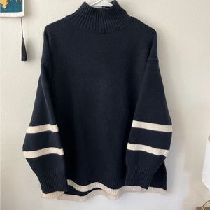 H&M sweater, blue, never worn, size XL